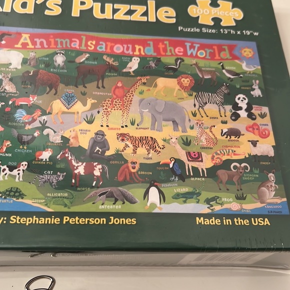 Animals Around the World Kid’s Puzzle 100 piece - Picture 4 of 4